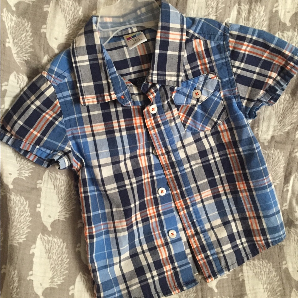 Toddler boy button up shirt